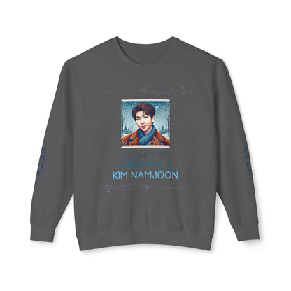 Christmas Namjoon Unisex Lightweight Crewneck Sweatshirt