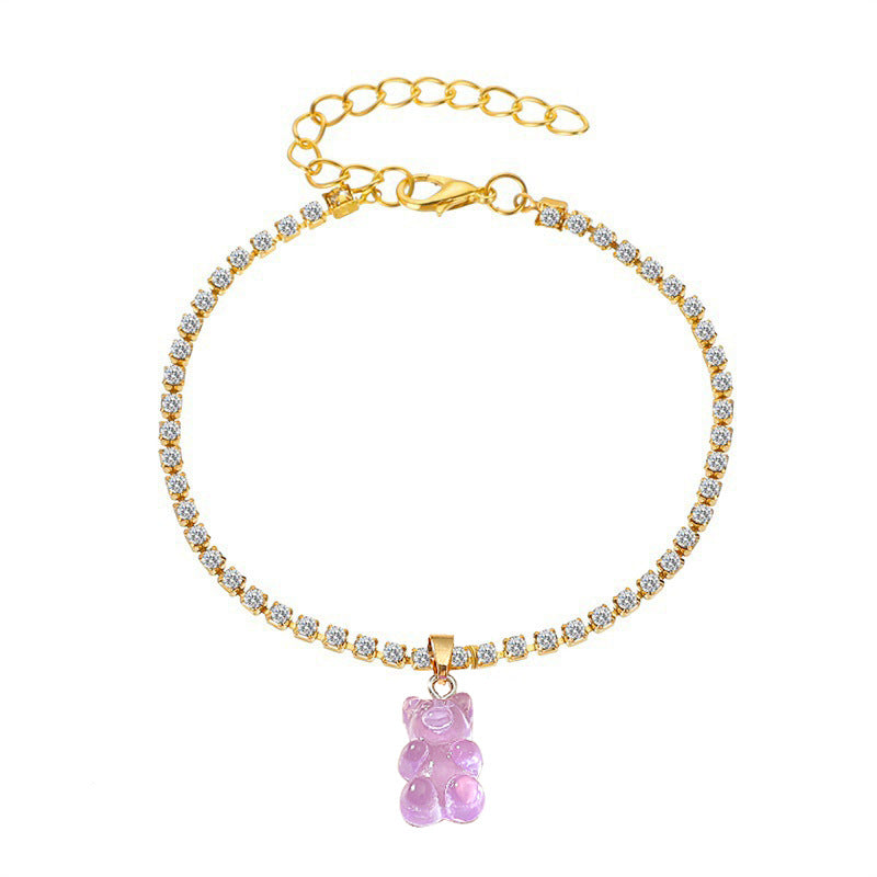 Winter Bear Anklet