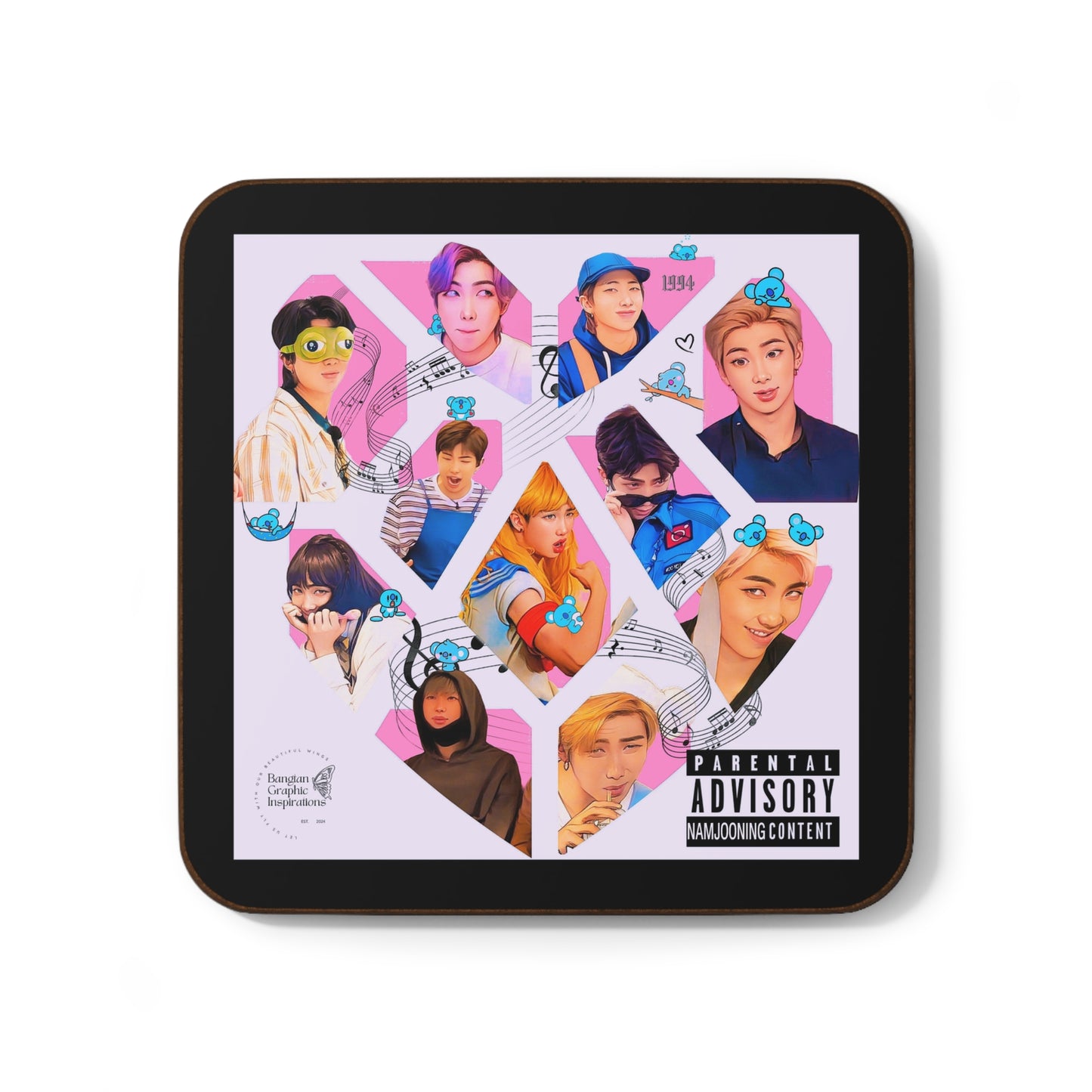 Namjooning Graphic Hardboard Back Coaster