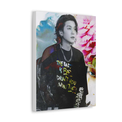 Agust D Graphic Canvas Gallery Wraps