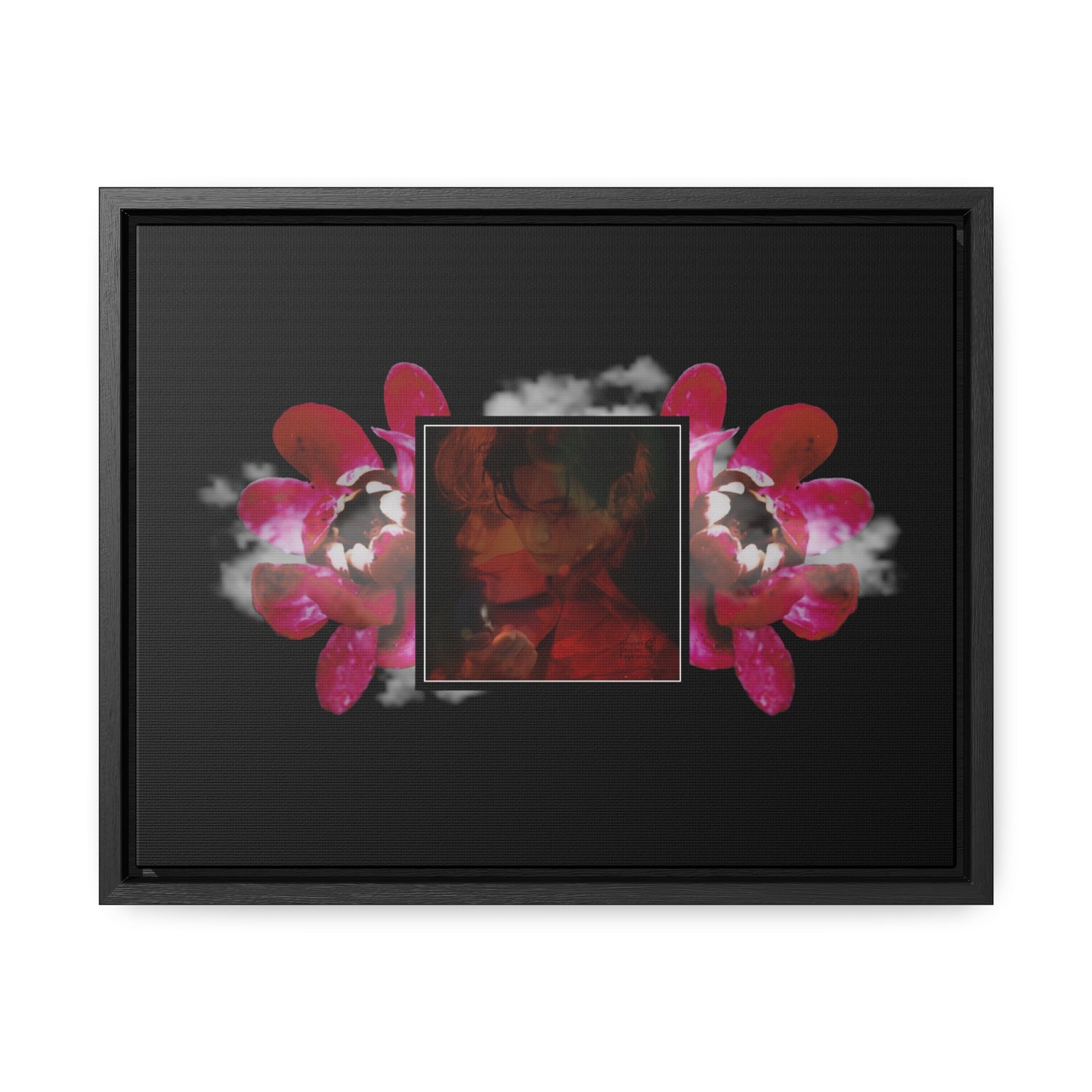 Taehyung Graphic Gallery Canvas Wraps, Horizontal Frame