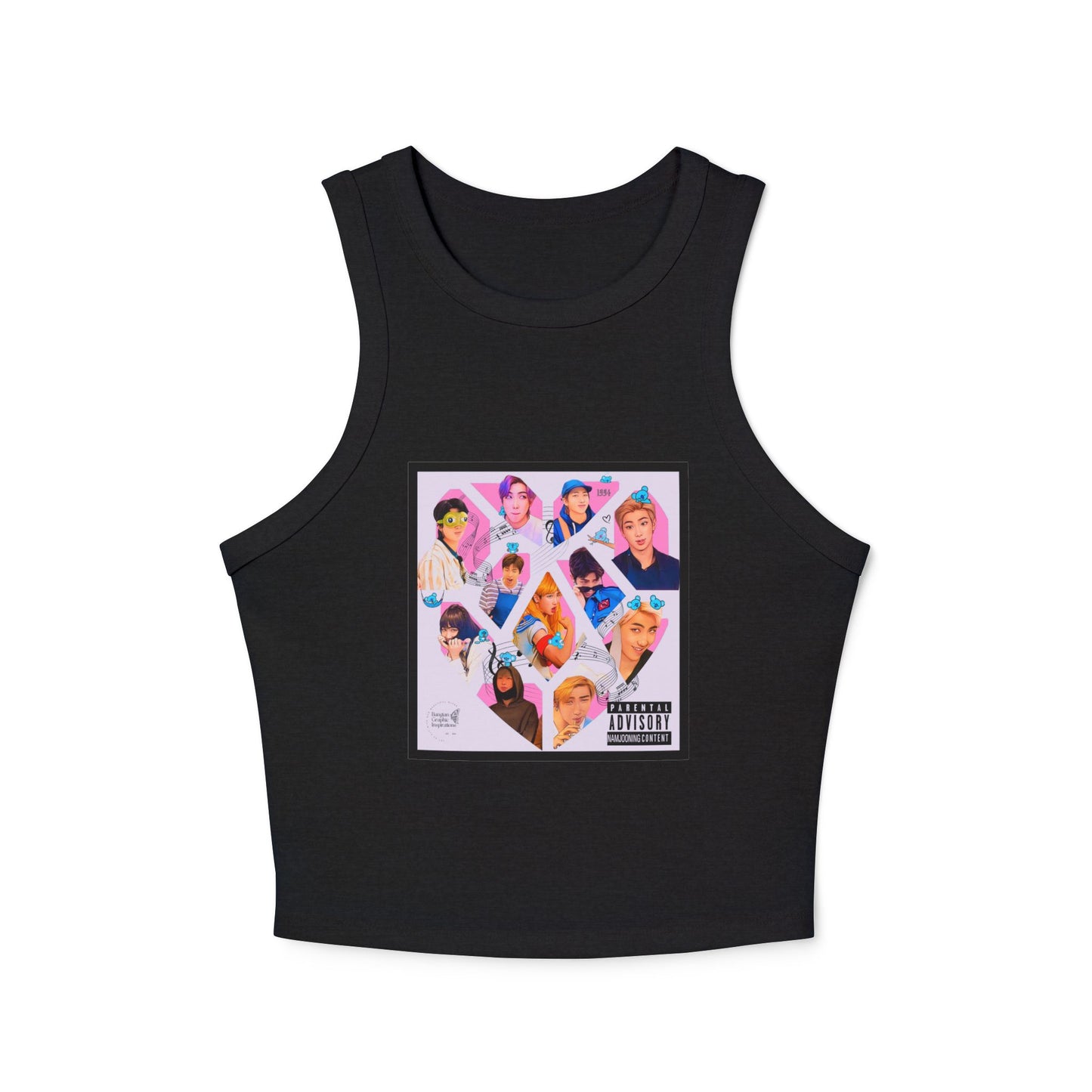 Namjooning Graphic Women's Micro Rib Racer Tank Top