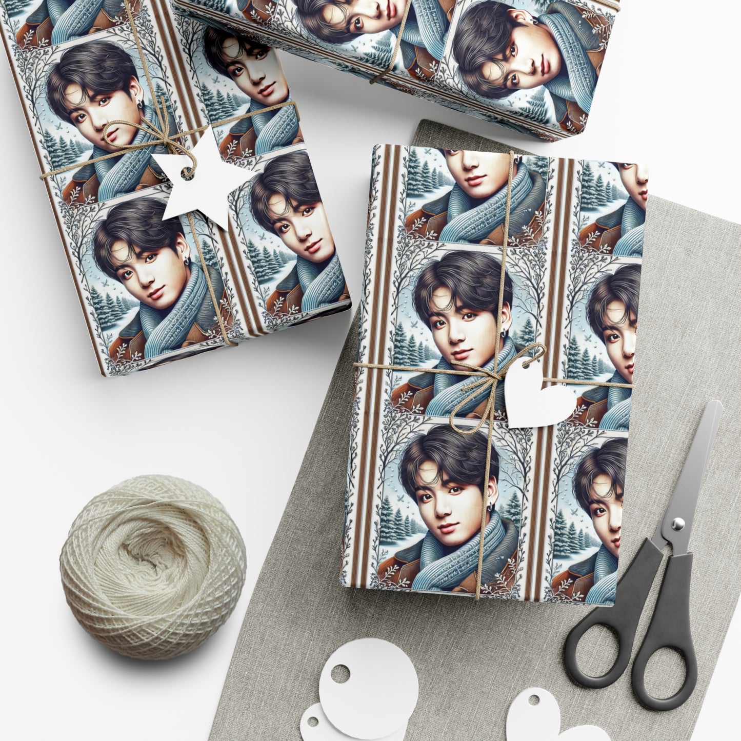 Christmas Jungkook Gift Wrap Papers