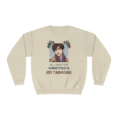 Christmas Taehyung Unisex NuBlend® Crewneck Sweatshirt