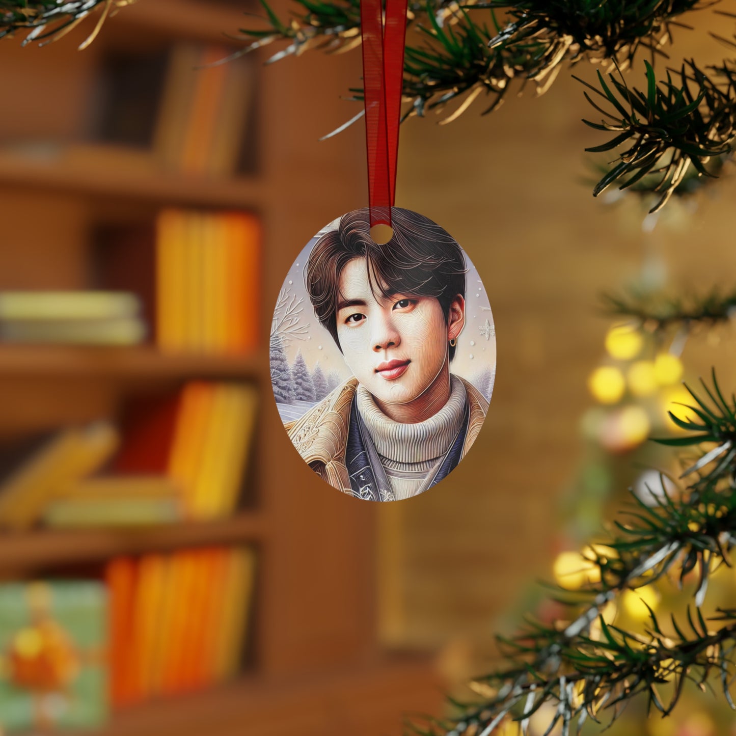 Christmas Jin Metal Ornaments