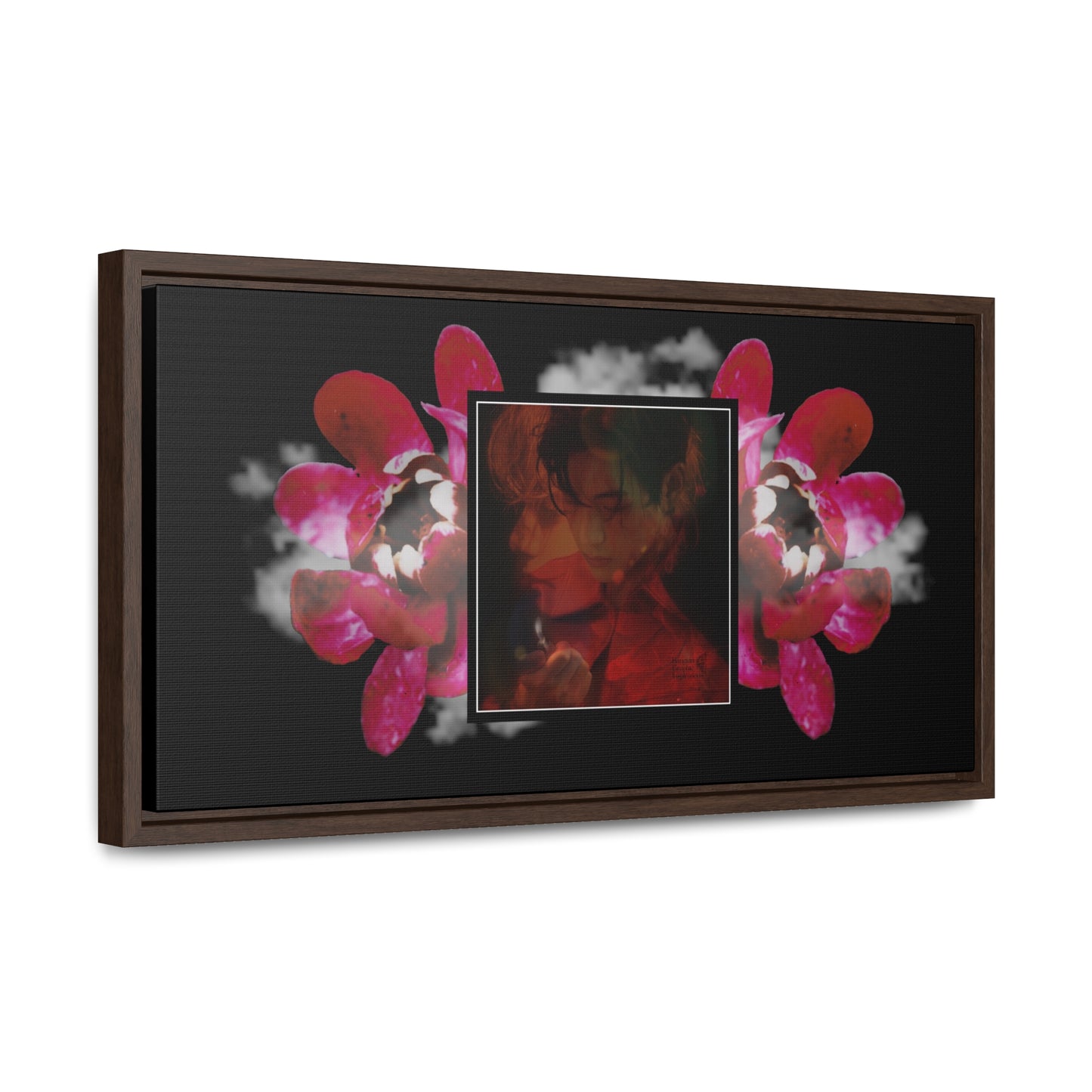 Taehyung Graphic Gallery Canvas Wraps, Horizontal Frame