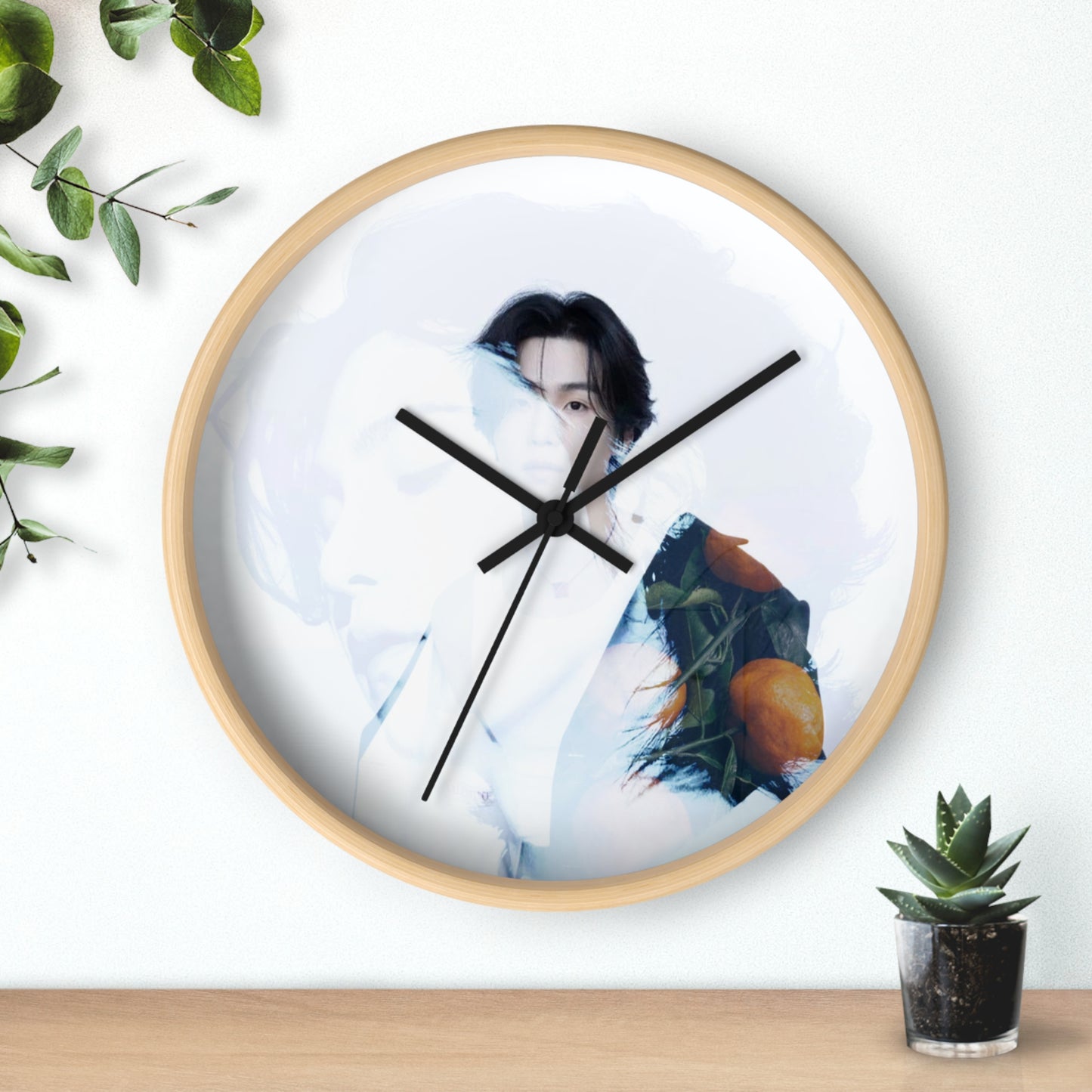 Min Yoongi Graphic Wall Clock