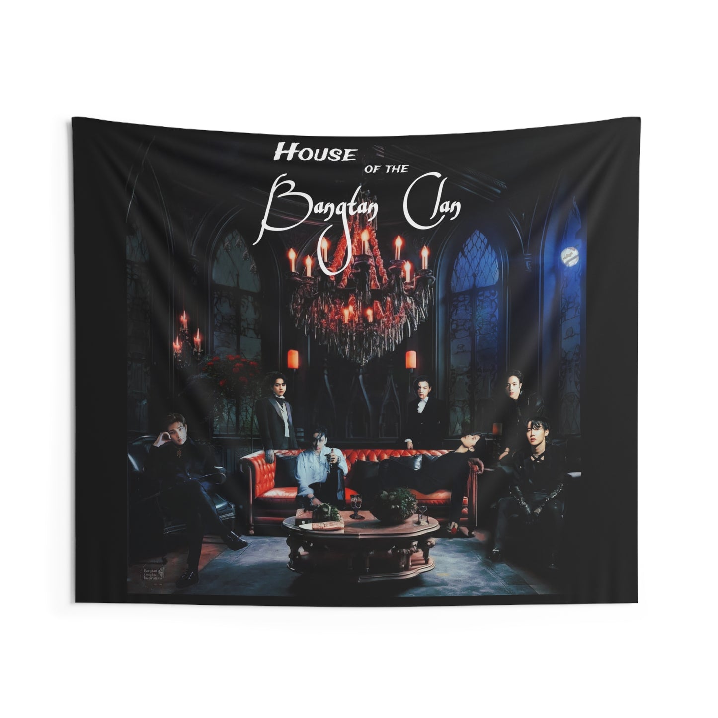 House of the Bangtan Clan Indoor Wall Tapestries