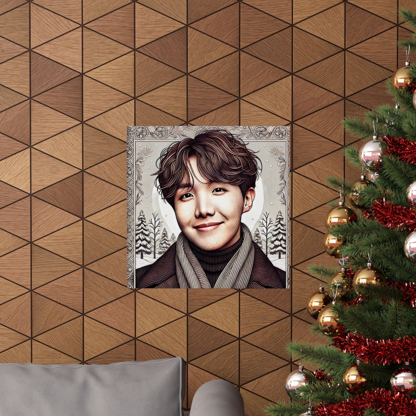 Christmas Jhope Matte Vertical Posters