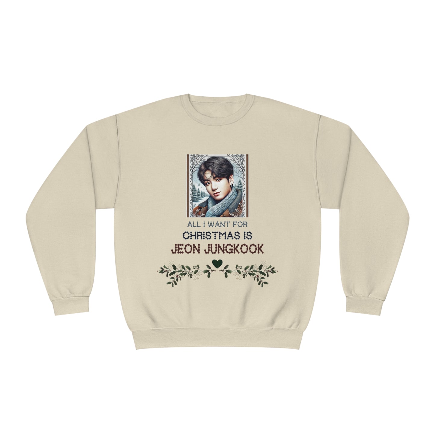 Christmas Jungkook Unisex NuBlend® Crewneck Sweatshirt