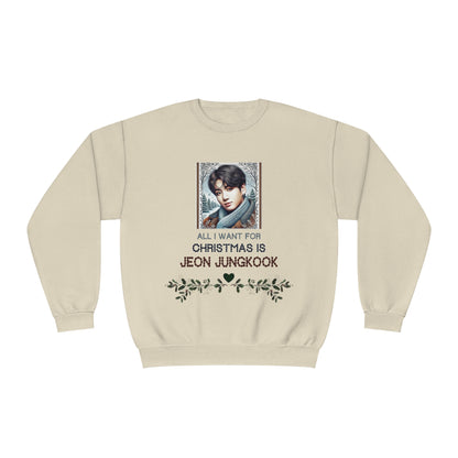 Christmas Jungkook Unisex NuBlend® Crewneck Sweatshirt
