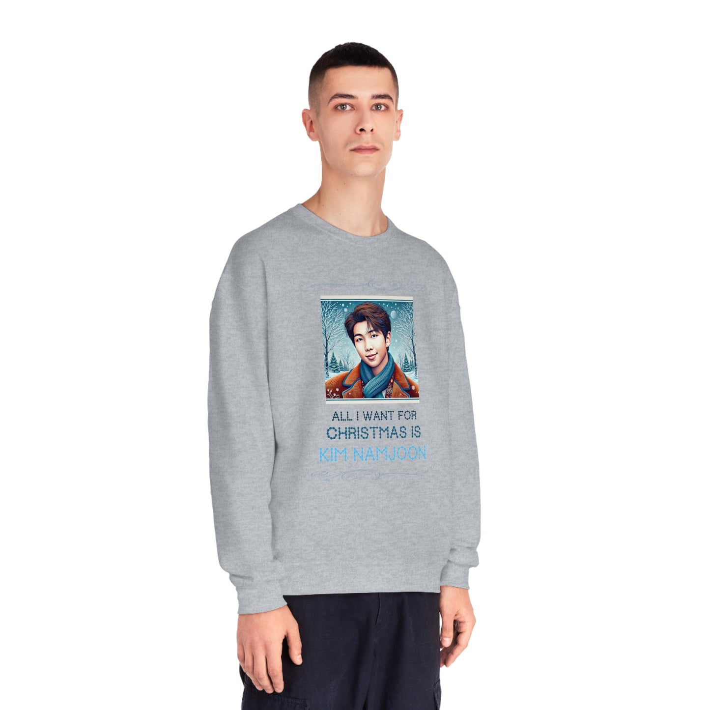 Christmas Namjoon Unisex NuBlend® Crewneck Sweatshirt