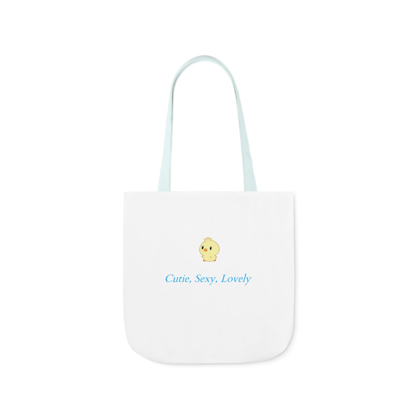 Cutie, Sexy, Lovely Canvas Tote Bag, 5-Color Straps