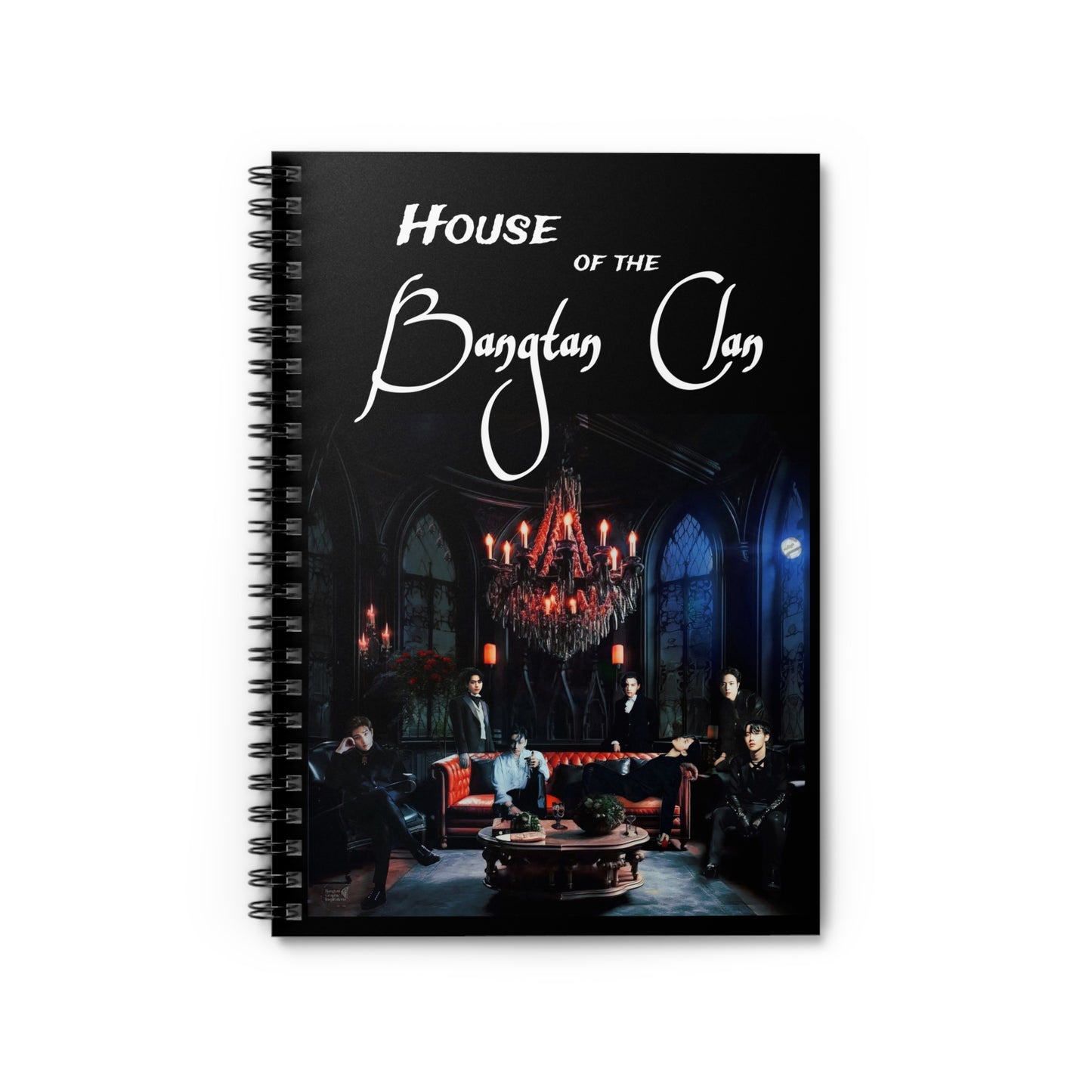 House of the Bangtan Clan Spiral Notebook - Ruled Line