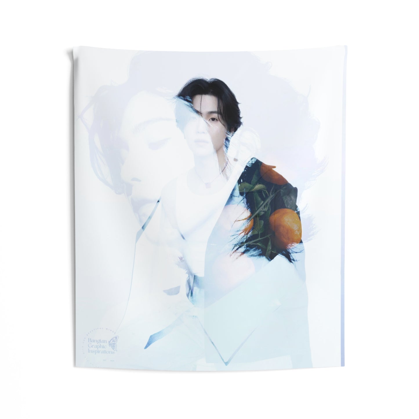 Min Yoongi Graphic Indoor Wall Tapestries