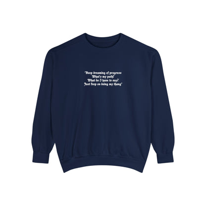 Jhope Graphic Unisex Garment-Dyed Sweatshirt