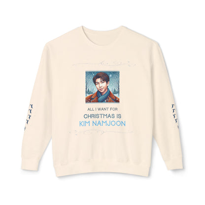 Christmas Namjoon Unisex Lightweight Crewneck Sweatshirt
