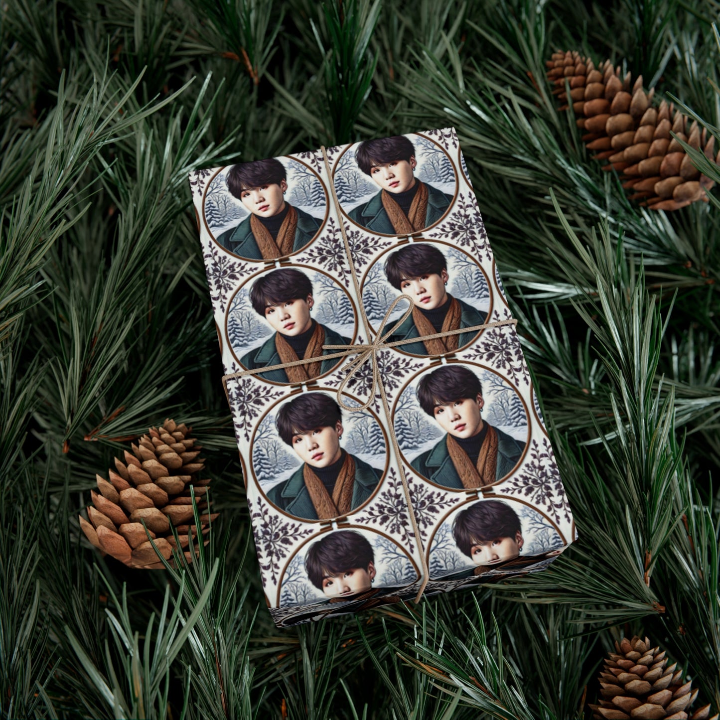 Christmas Yoongi Gift Wrap Papers