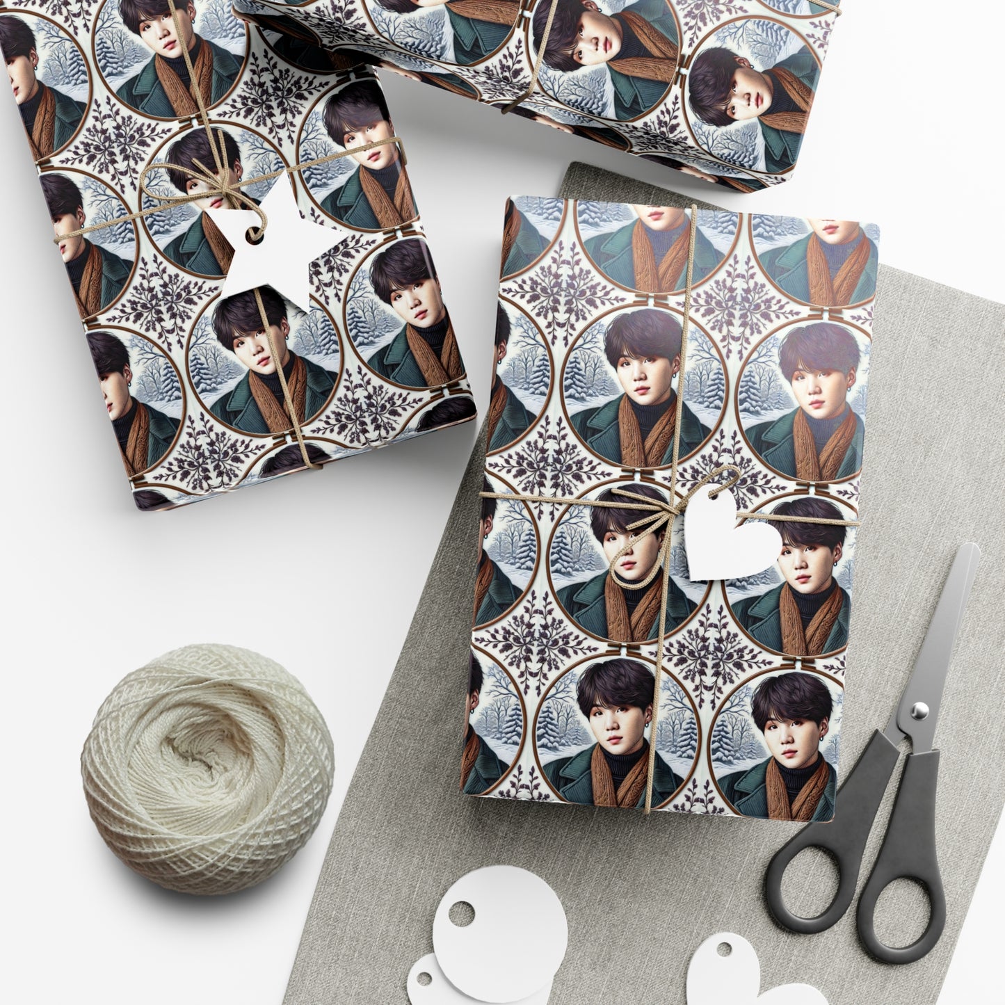 Christmas Yoongi Gift Wrap Papers