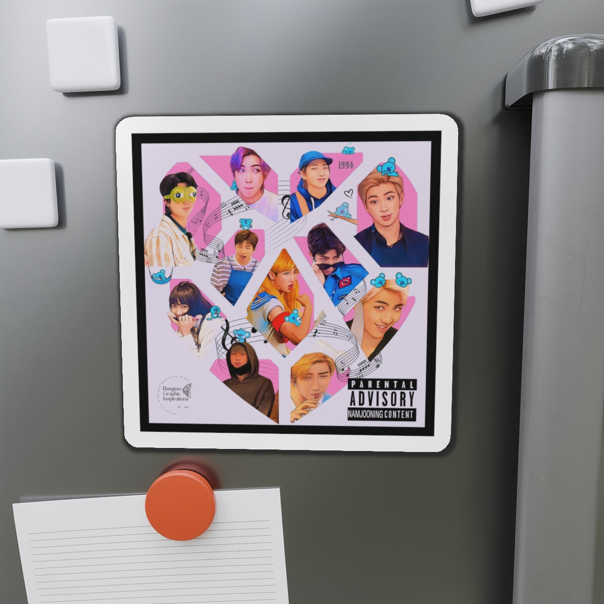 Namjooning Graphic Die-Cut Magnets