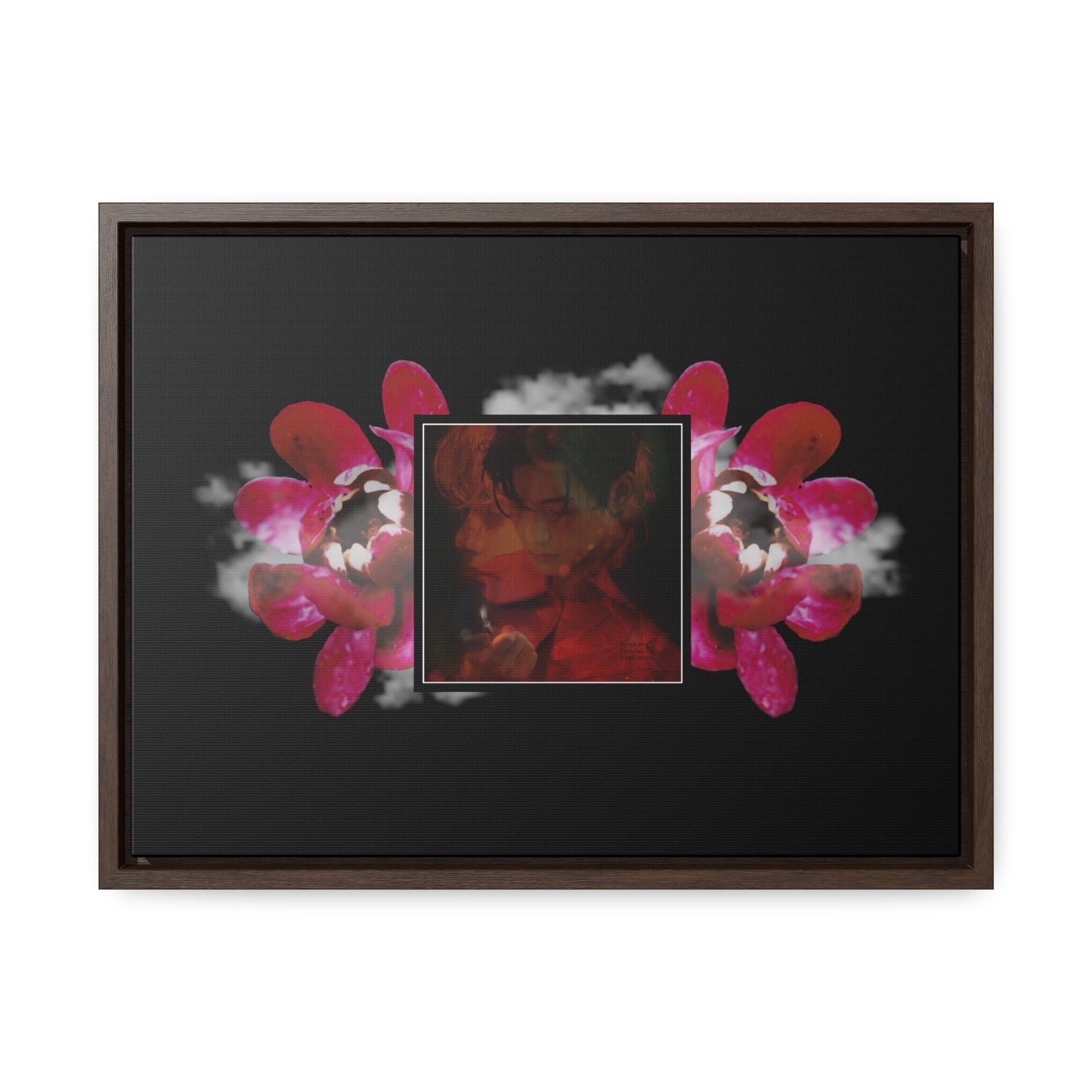 Taehyung Graphic Gallery Canvas Wraps, Horizontal Frame