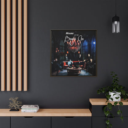 House of the Bangtan Clan Matte Canvas, Framed (Multi-color)