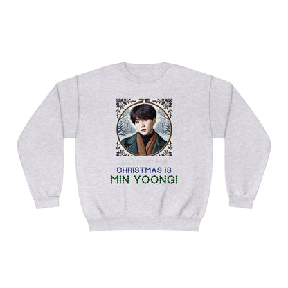 Christmas Yoongi Unisex NuBlend® Crewneck Sweatshirt
