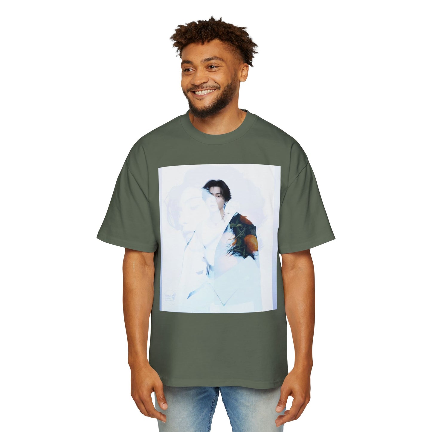 Min Yoongi Graphic Men's Heavy Oversized Tee