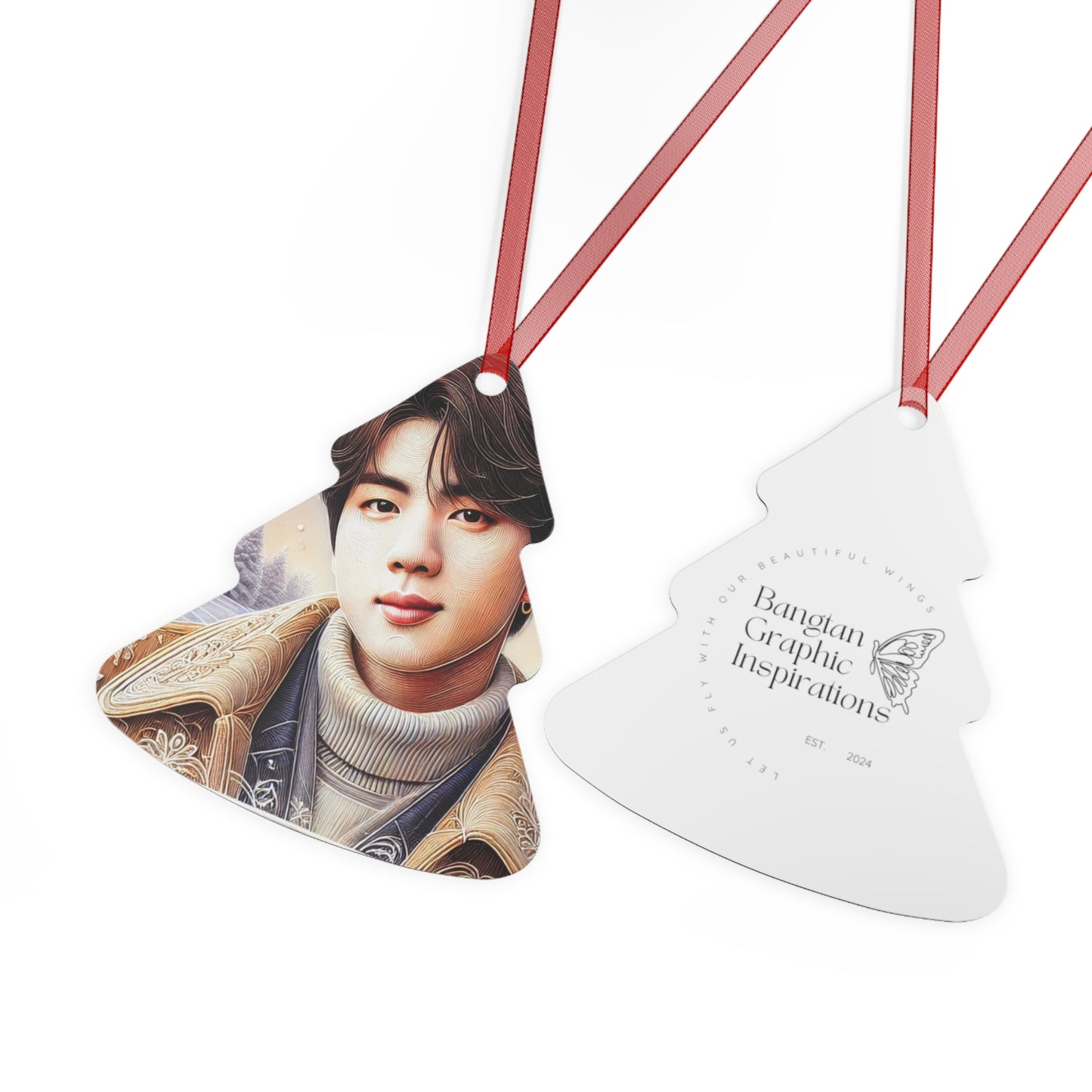 Christmas Jin Metal Ornaments