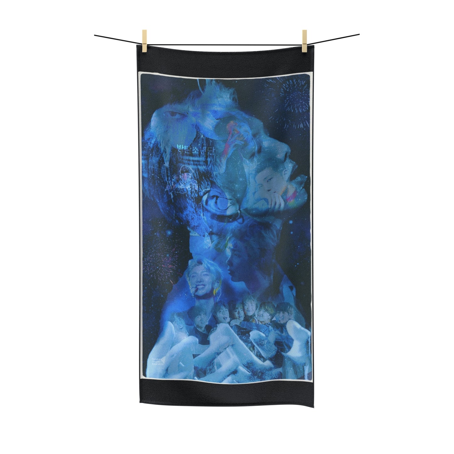 Namjoon Graphic Polycotton Towel