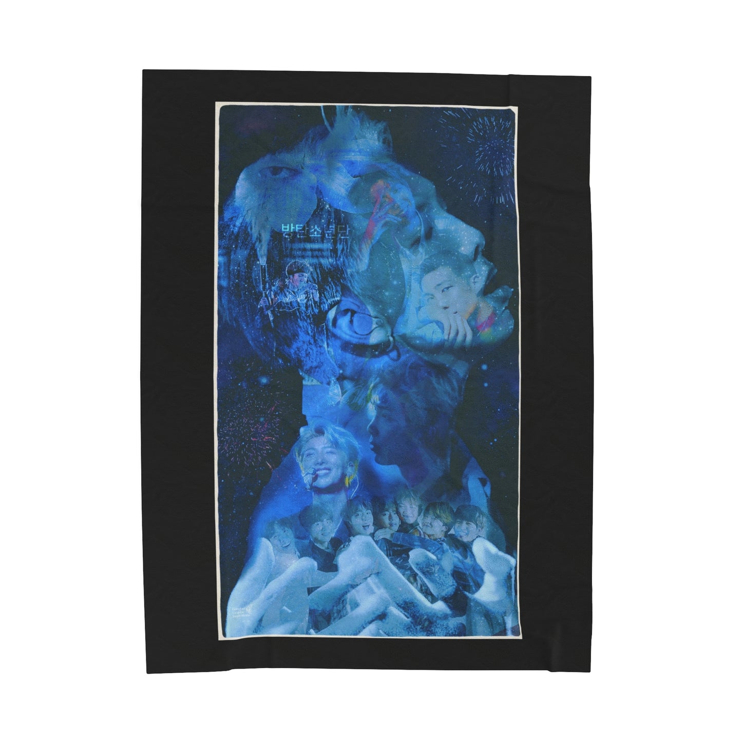 Namjoon Graphic Velveteen Plush Blanket