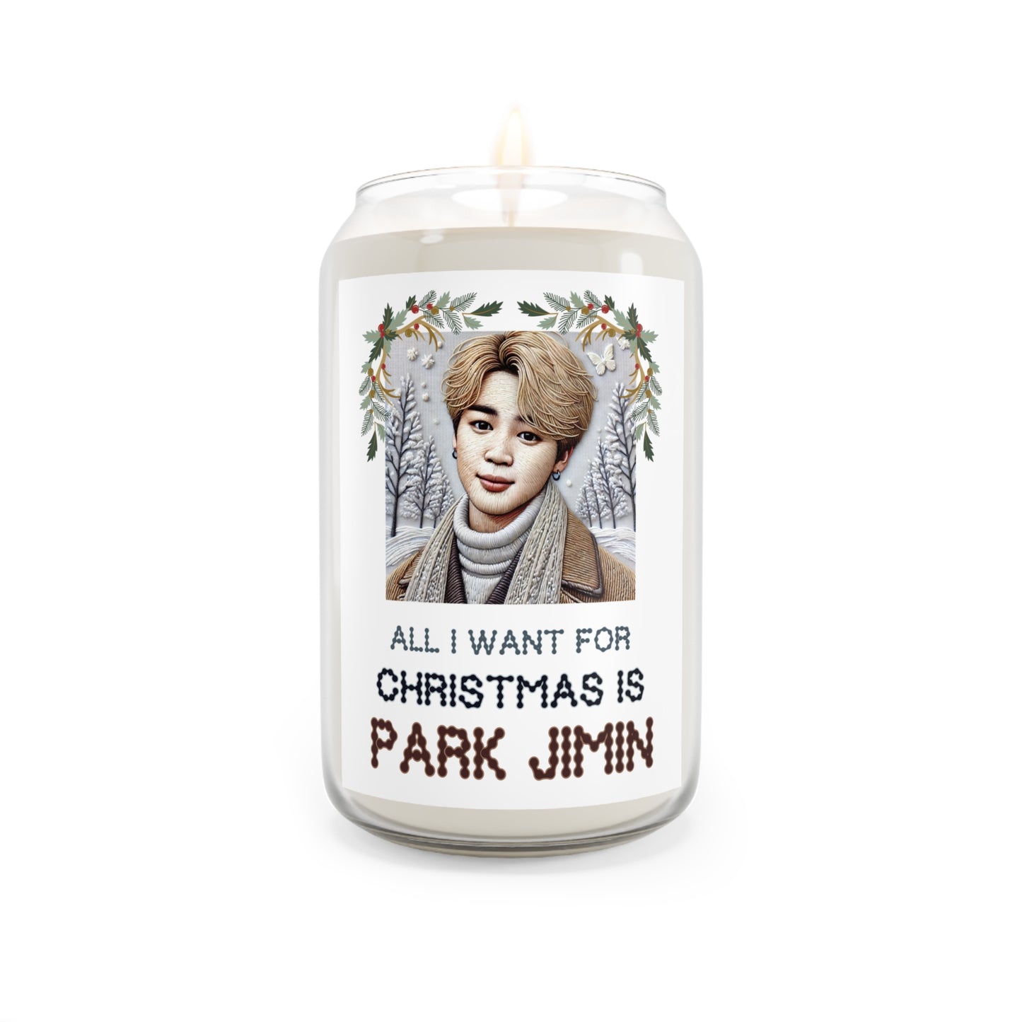 Christmas Jimin Scented Candle, 13.75oz