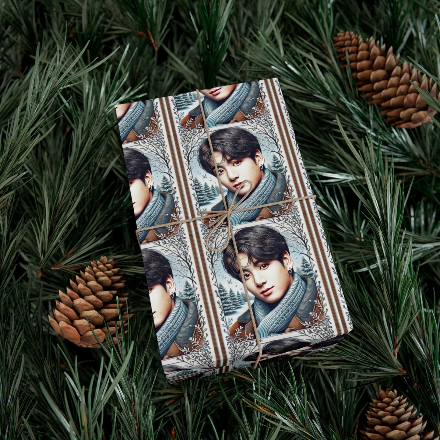 Christmas Jungkook Gift Wrap Papers