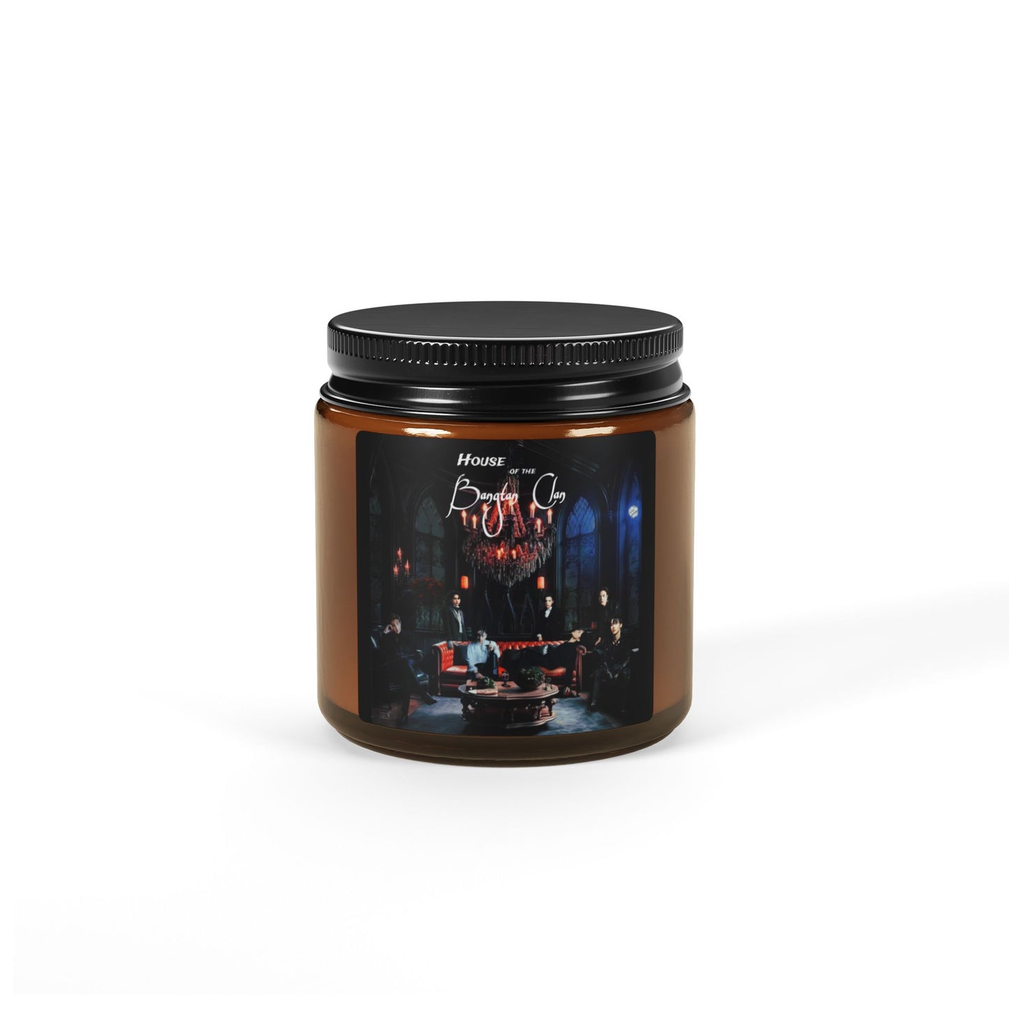 House of the Bangtan Clan Scented Soy Candle (Multi-Size, Amber Jar)