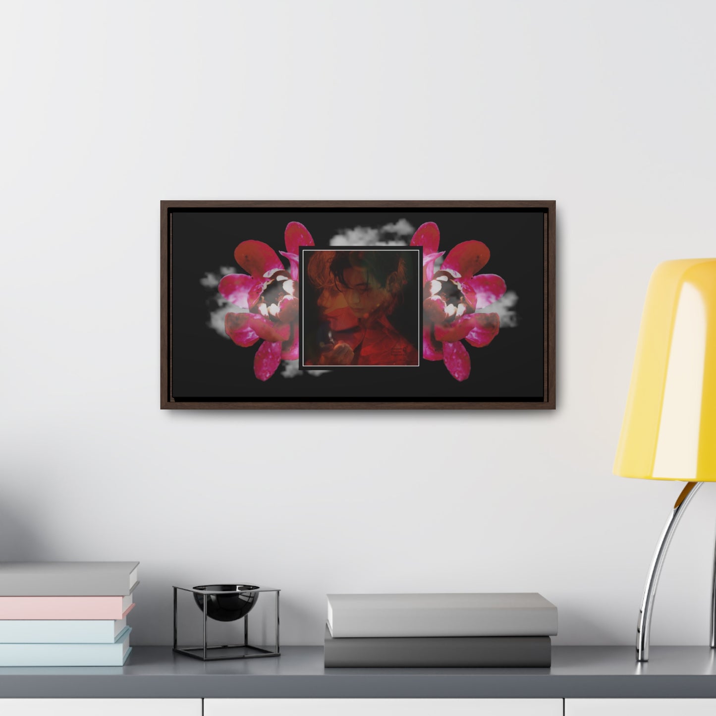 Taehyung Graphic Gallery Canvas Wraps, Horizontal Frame