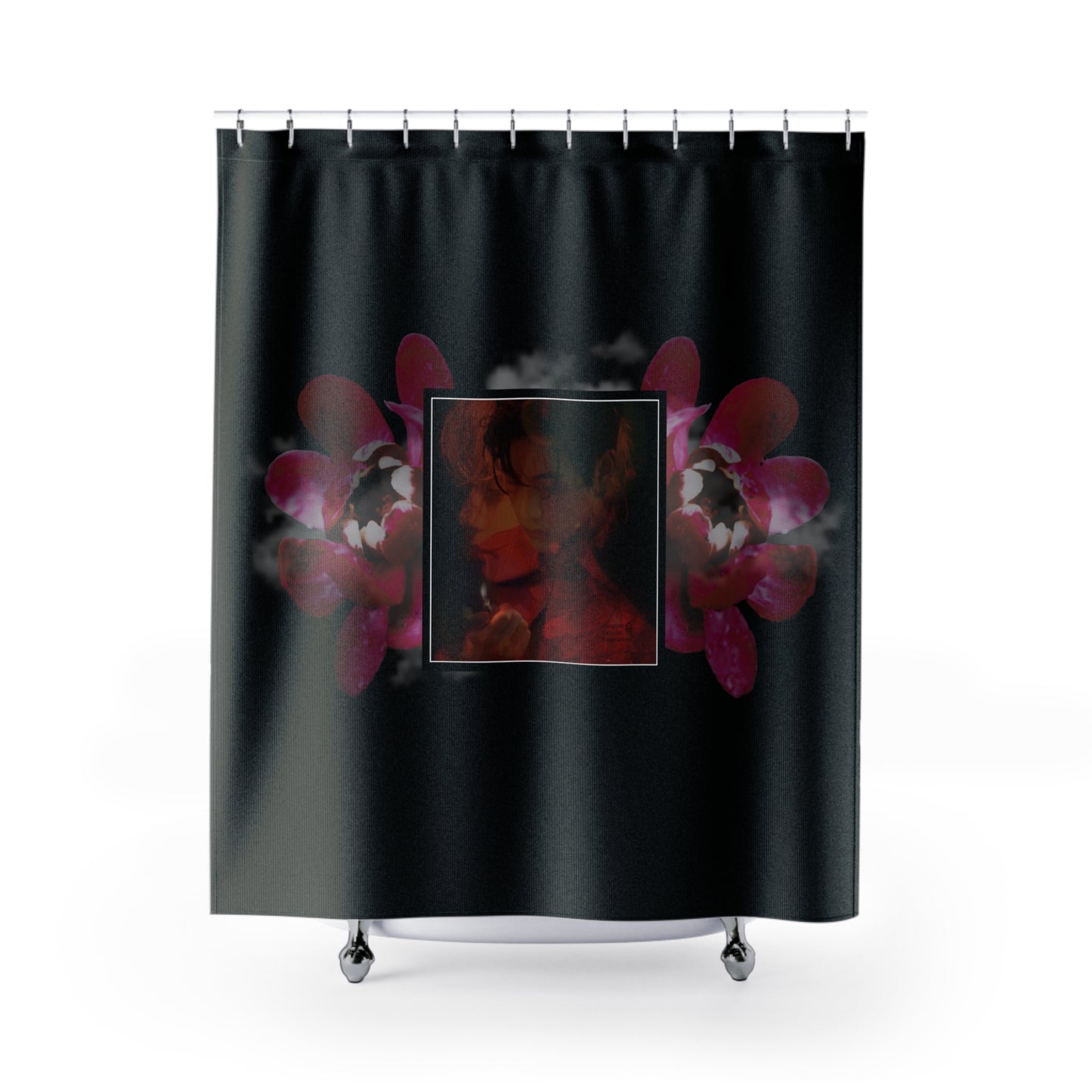 Taehyung Graphic Shower Curtains