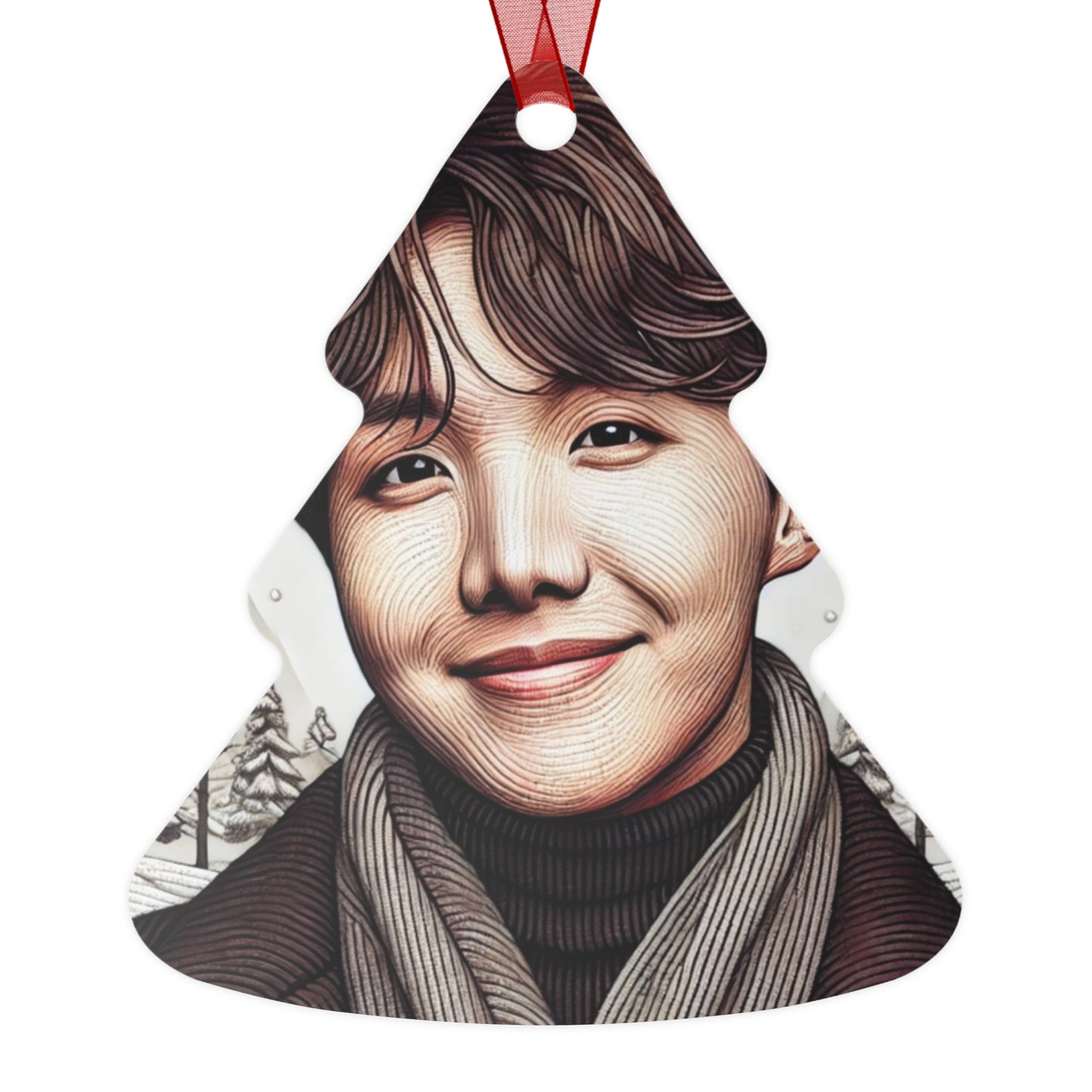 Christmas Jhope Metal Ornaments