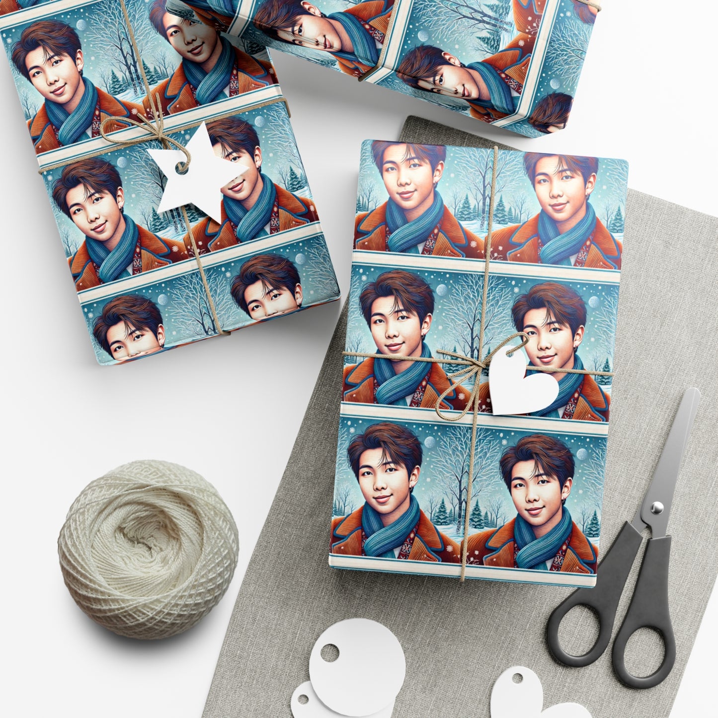 Christmas Namjoon Gift Wrap Papers