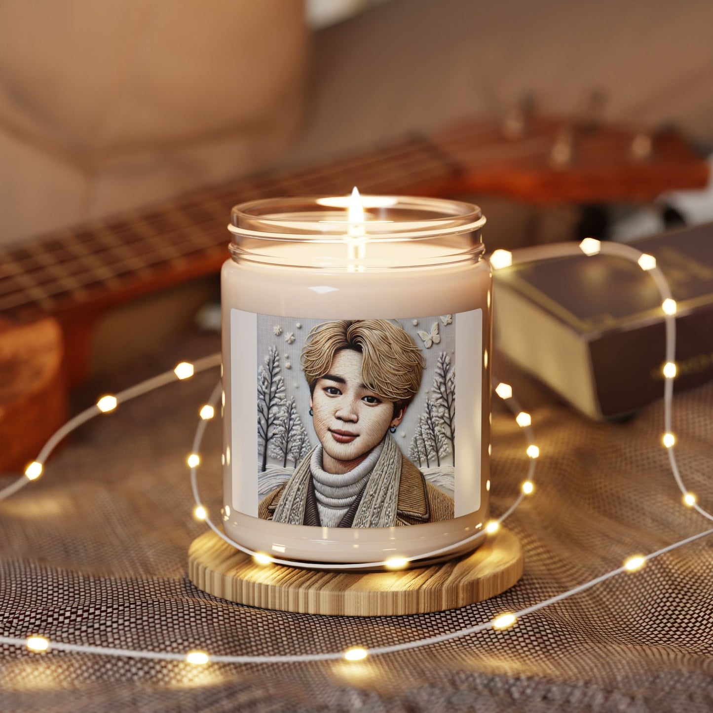 Christmas Jimin Scented Soy Candle, 9oz