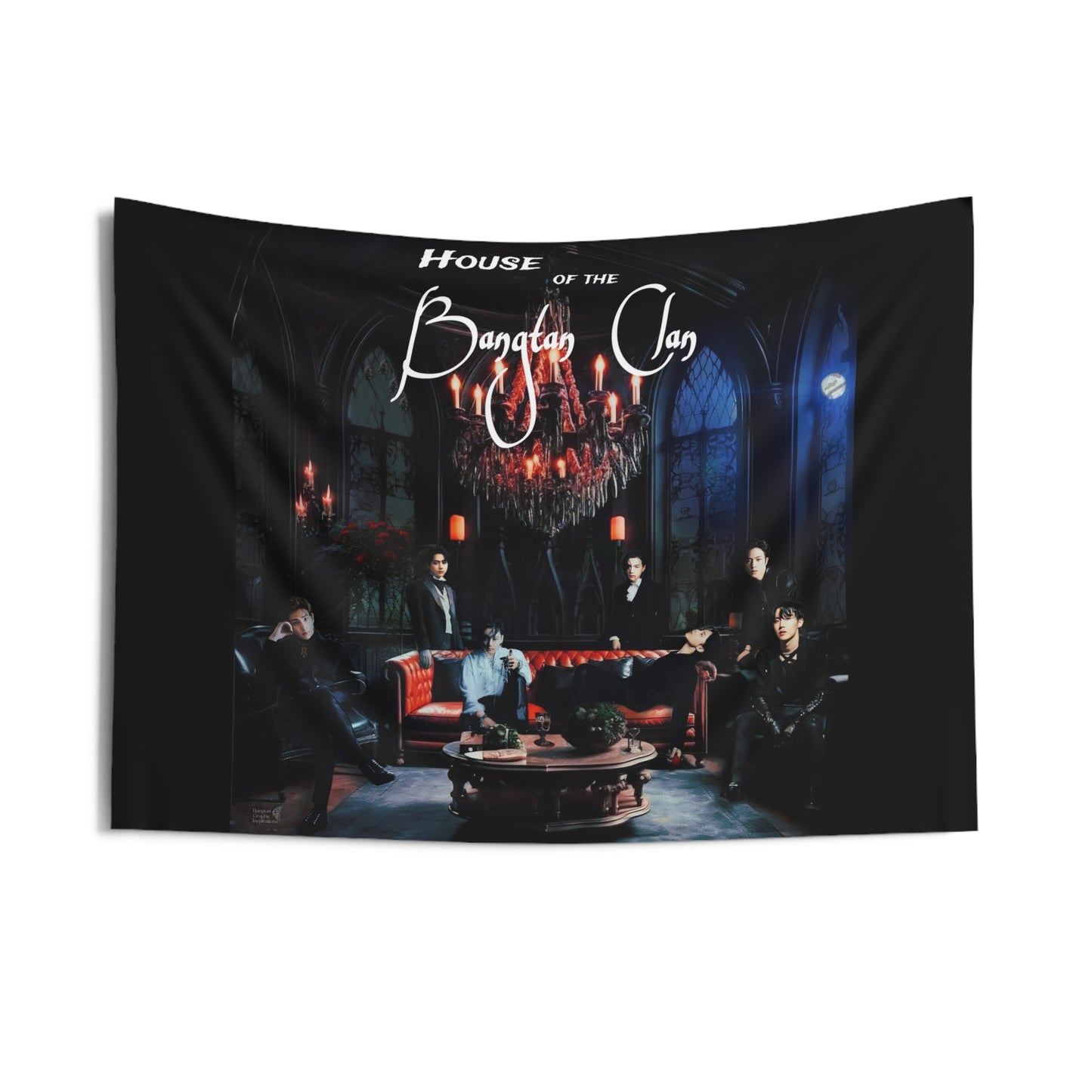 House of the Bangtan Clan Indoor Wall Tapestries