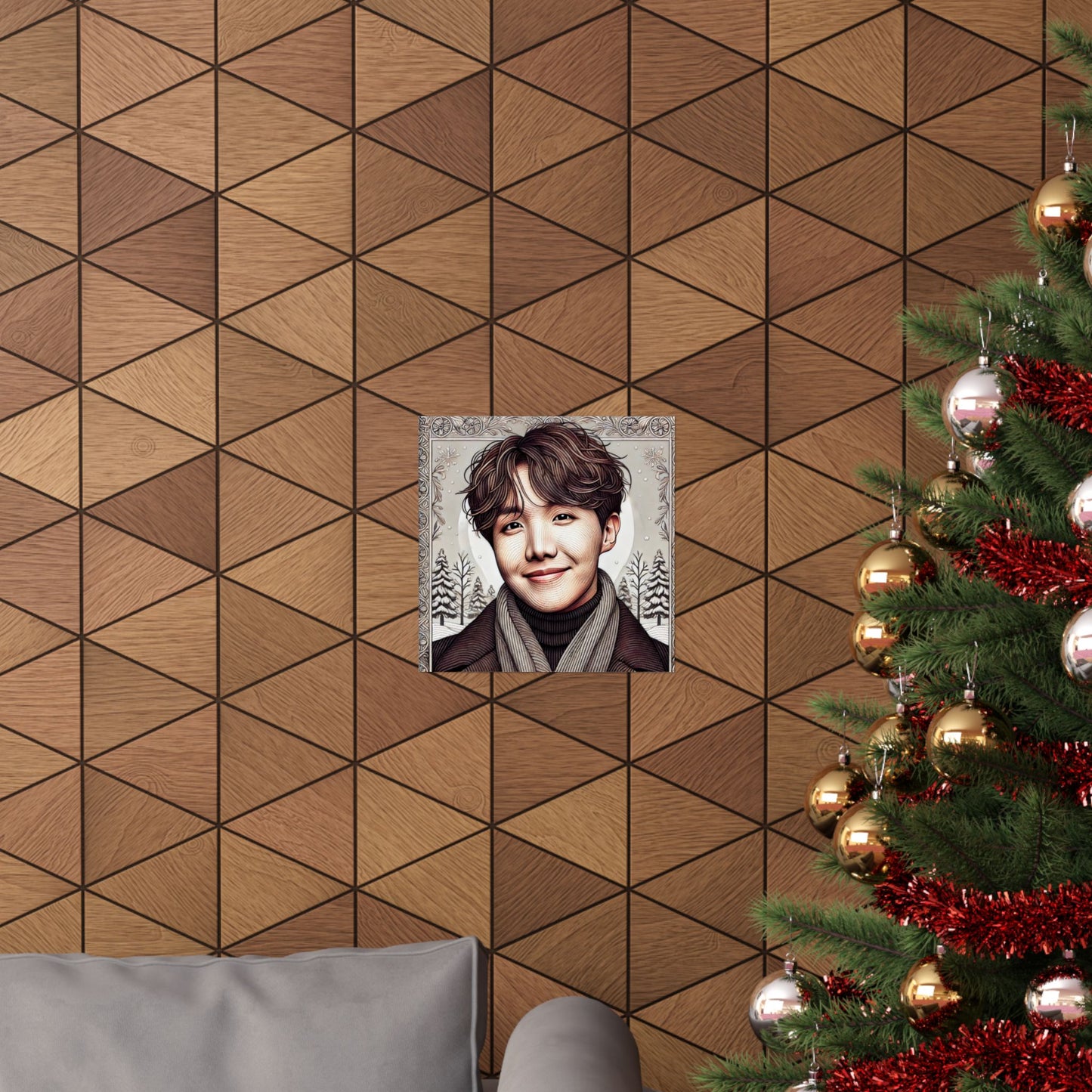 Christmas Jhope Matte Vertical Posters