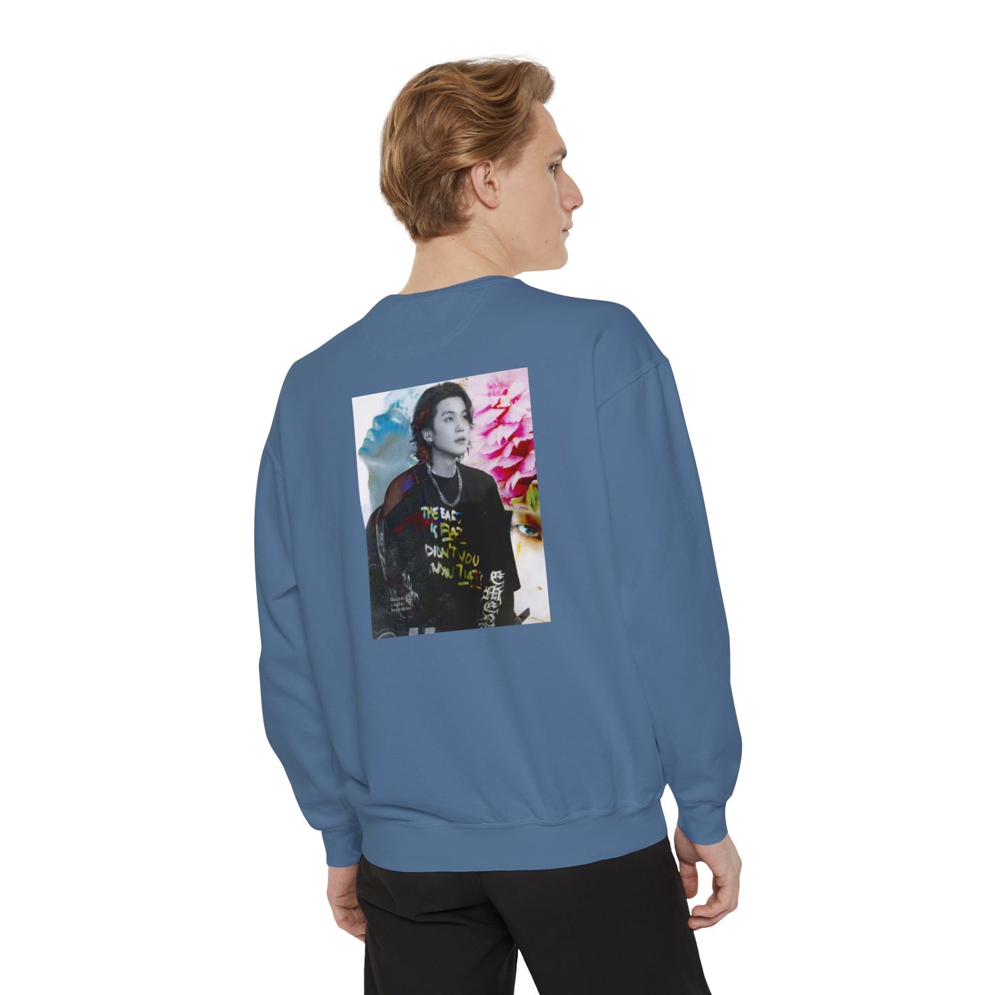 August D Graphic Unisex Garment-Dyed Sweatshirt