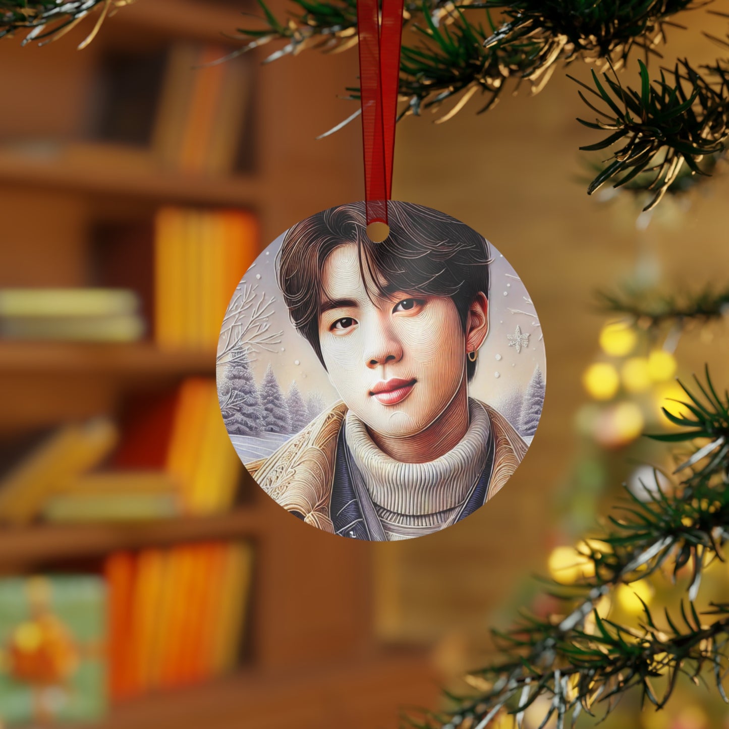 Christmas Jin Metal Ornaments