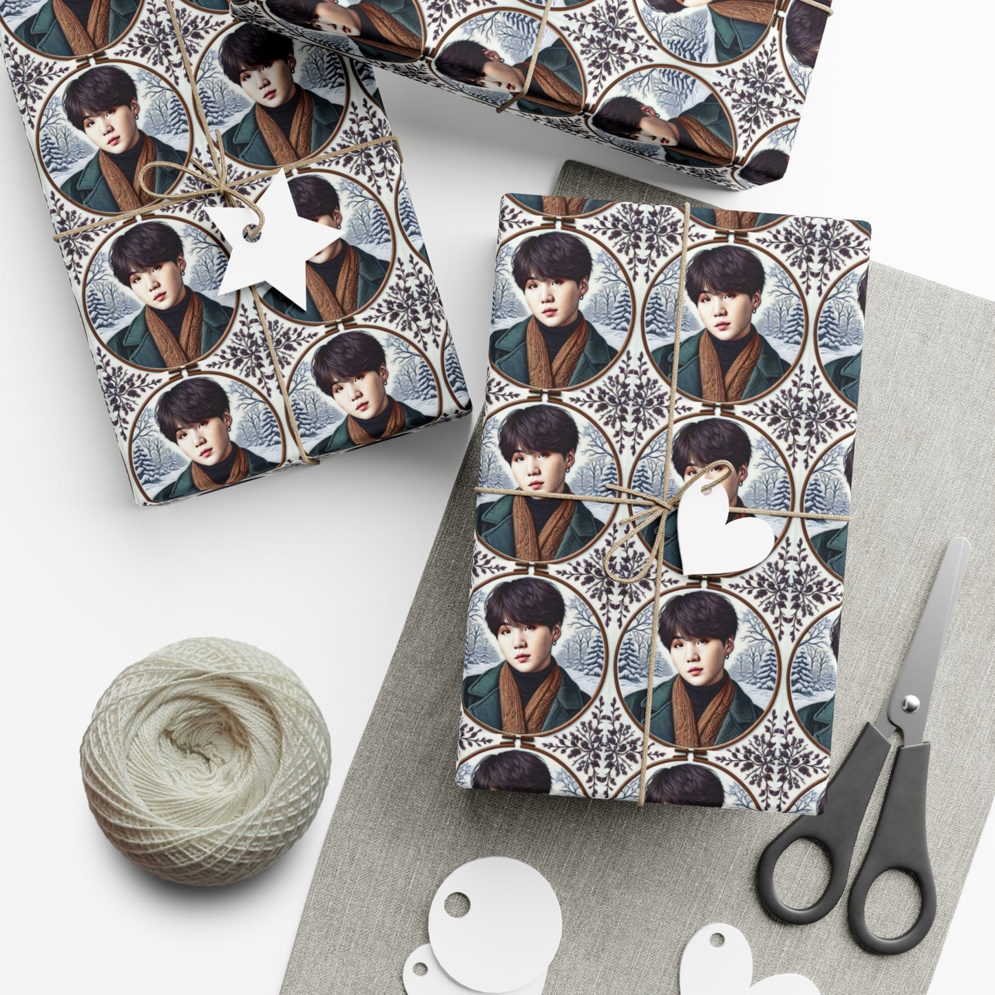 Christmas Yoongi Gift Wrap Papers