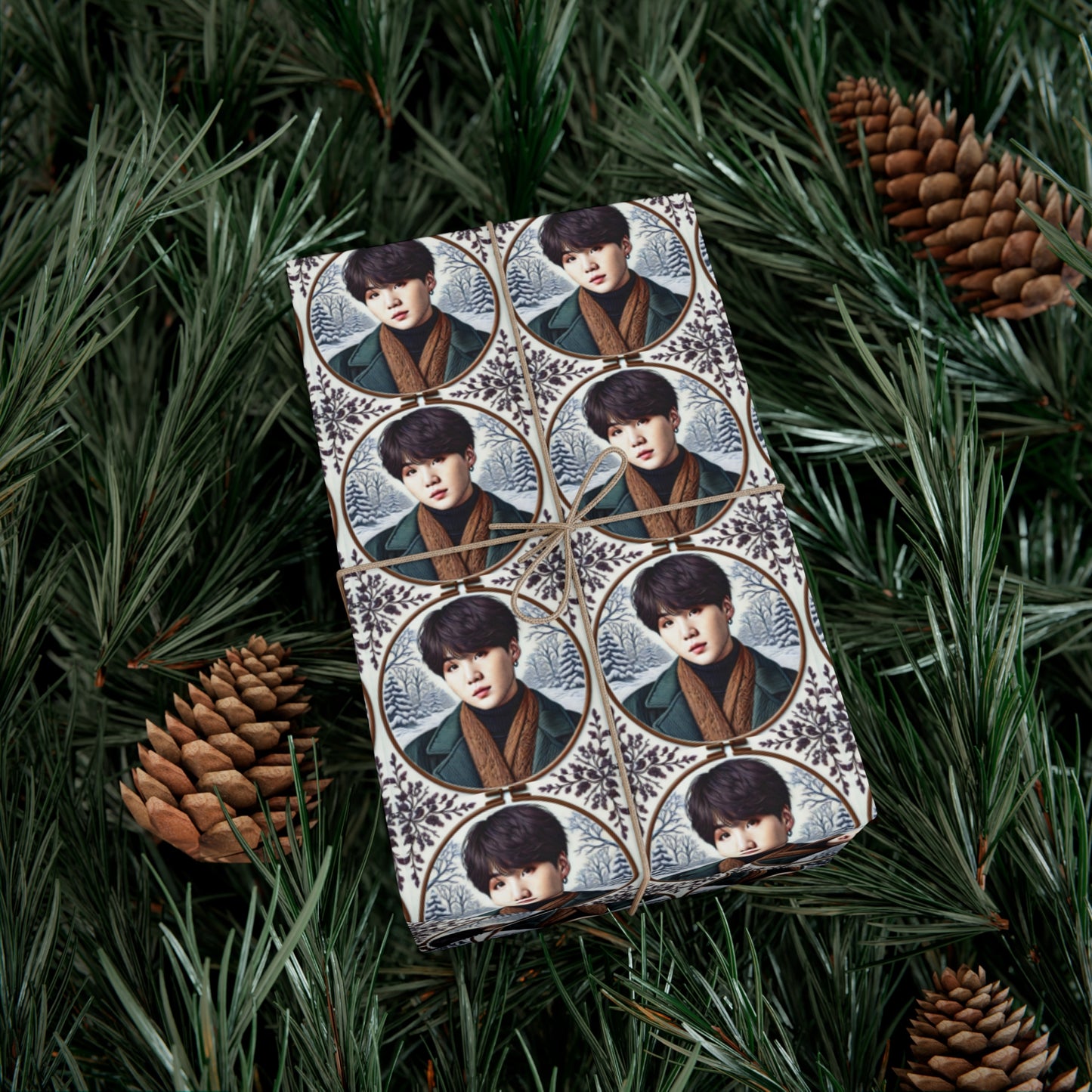 Christmas Yoongi Gift Wrap Papers