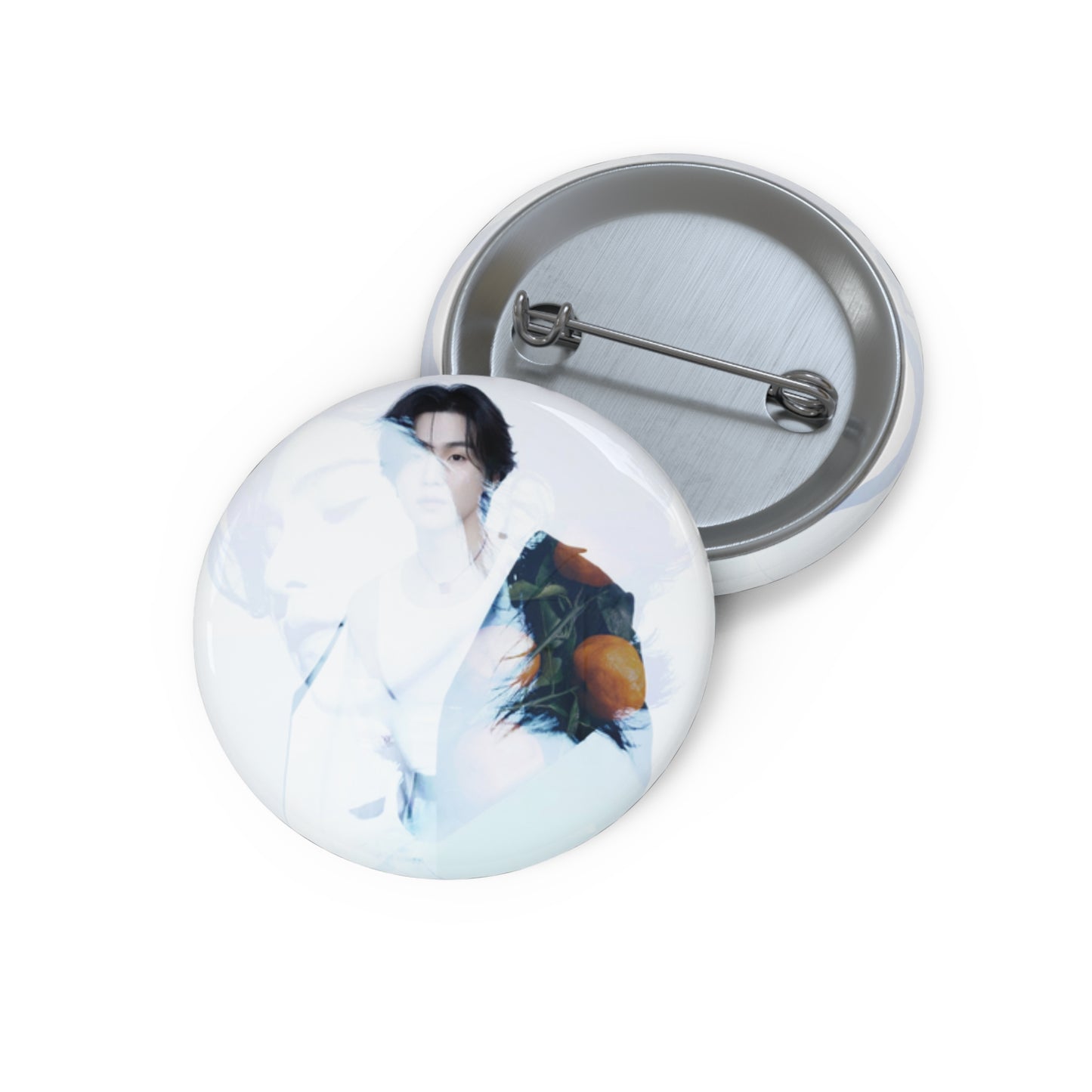 Min Yoongi Graphic Custom Pin Buttons