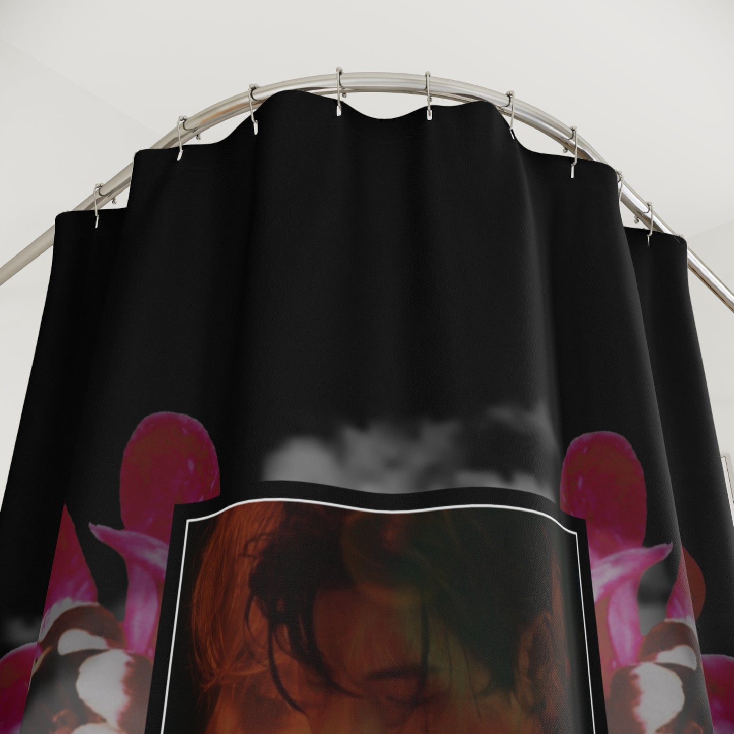 Taehyung Graphic Shower Curtains