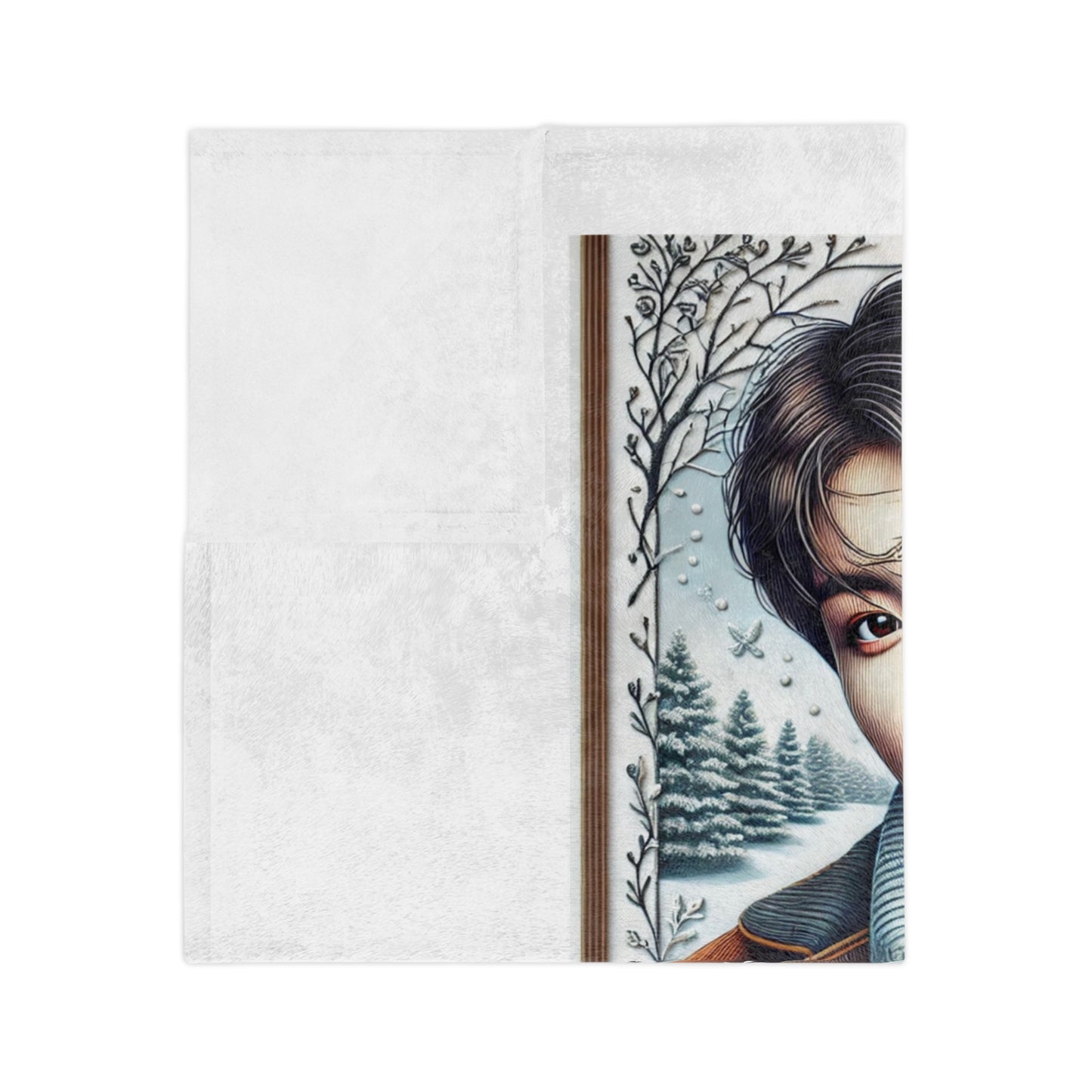 Christmas Jungkook Velveteen Microfiber Blanket