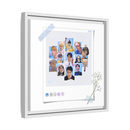 Cutie, Sexy, Lovely Matte Canvas, Framed (Multi-color)