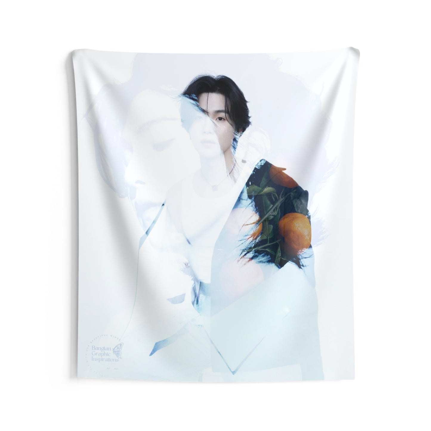 Min Yoongi Graphic Indoor Wall Tapestries